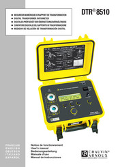 Chauvin Arnoux DTR 8510 Notice De Fonctionnement