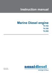 Nanni Diesel T4.200 Manuel D'instructions