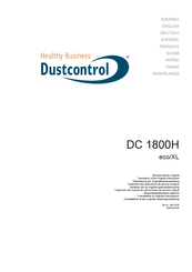 Dustcontrol DC 1800H Traduction Des Instructions De Service D'origine