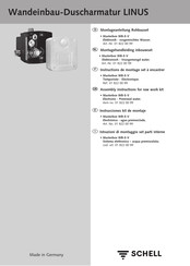 Schell LINUS WB-E-V 01 822 00 99 Instructions De Montage