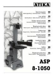 ATIKA ASP 8-1050 Instructions D'utilisation