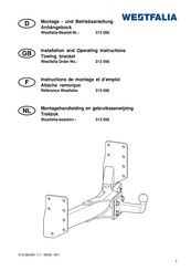 Westfalia 313 056 Instructions De Montage Et D'emploi