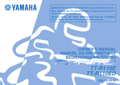 Yamaha TT-R110 2012 Manuel Du Propriétaire