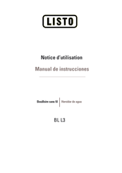 Listo BL L3 Notice D'utilisation