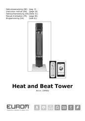 EUROM Heat and Beat Tower Manuel D'utilisation