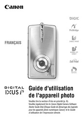 Canon DIGITAL IXUS i5 Guide D'utilisation