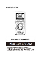 KYORITSU KEW 1061 Notice D'utilisation