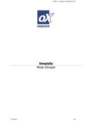 Philips Respironics SimplyGo Mode D'emploi