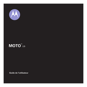 Motorola MOTO U9 Guide De L'utilisateur