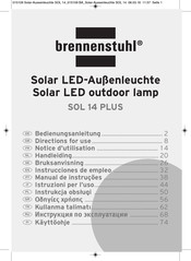 brennenstuhl SOL 14 PLUS Mode D'emploi