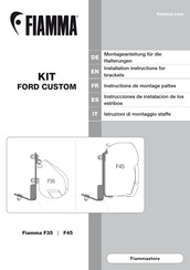 Fiamma F35 Mode D'emploi