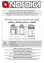 LA NORDICA VENERE Instructions Pour L'installation, L'utilisation Et L'entretien