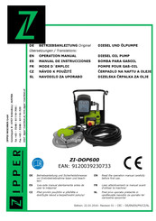 Zipper Maschinen ZI-DOP600 Mode D'emploi
