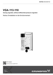 Grundfos VGA-113-110 Notice D'installation Et De Fonctionnement