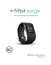 Fitbit surge Manuel Utilisateur