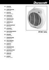 Duracraft DF130E Série Mode D'emploi