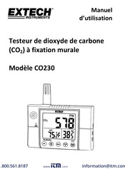 Extech Instruments CO230 Manuel D'utilisation