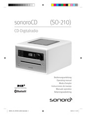Sonoro sonoroCD SO-210 Mode D'emploi