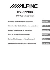 Alpine DVI-9990R Guide D'installation
