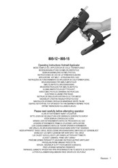 TEC 805-12 Mode D'emploi