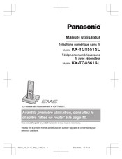 Panasonic KX-TG8551SL Manuel Utilisateur