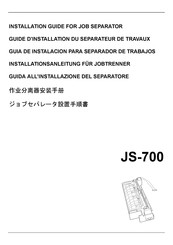 Kyocera JS-700 Guide D'installation