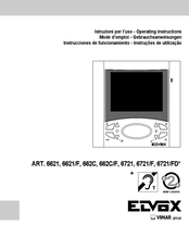 Vimar ELVOX 6621/F Mode D'emploi