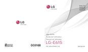 LG E615 Guide De L'utilisateur