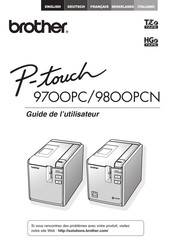 Brother P-touch 9800PCN Guide De L'utilisateur