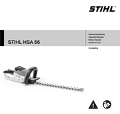 Stihl STIHL HSA 56 Notice D'emploi