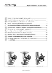 oventrop Hydrocontrol VGC Notice D'installation Et D'utilisation