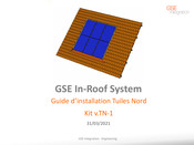 GSE INTÉGRATION Kit Tuiles Nord TN-1 Guide D'installation