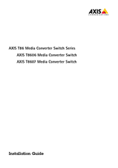 Axis Communications T86 Série Mode D'emploi
