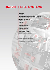 HYDAC FILTER SYSTEMS LVH-CD-940 Instructions De Montage Et D'installation