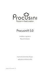 Procusini 5.0 Manuel D'utilisation