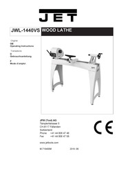 Jet JWL-1440VS Mode D'emploi