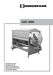 Kongskilde KDC 4000 Instructions De Service