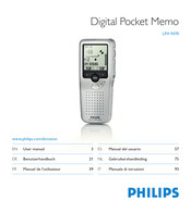 Philips Digital Pocket Memo LFH 9370 Manuel De L'utilisateur