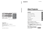 Sony VPL-FH300L Guide De Référence Rapide