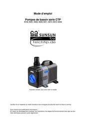 TeichTip SunSun CTP 50219 Mode D'emploi