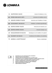 Lowara 107261010 Instructions Pour L'installation Et L'emploi