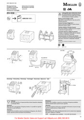 Moeller ZEV-XSW Série Notice D'installation