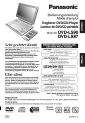 Panasonic DVD-LS90 Mode D'emploi