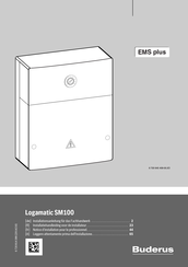 Buderus EMS plus Logamatic SM100 Notice D'installation