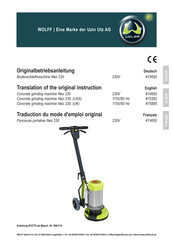 WOLFF BSV2410020 Mode D'emploi