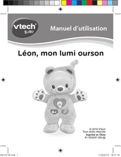 VTech Baby Léon, mon lumi ourson Manuel D'utilisation