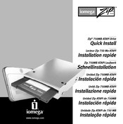 Iomega Zip 750MB ATAPI Installation Rapide