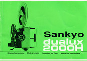 Sankyo Dualux 2000H Mode D'emploi