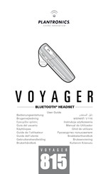 Plantronics Voyager 815 Guide De L'utilisateur