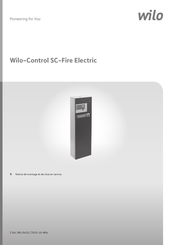Wilo Wilo-Control SC-Fire Electric Notice De Montage Et De Mise En Service